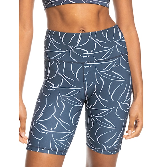 Fitness kraťasy Roxy Keep Loving Love Printed mood indigo tropical mood 2022 - 1