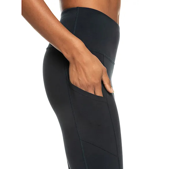 Fitness legíny Roxy Heart Into It Ankle Legging anthracite 2025 - 6