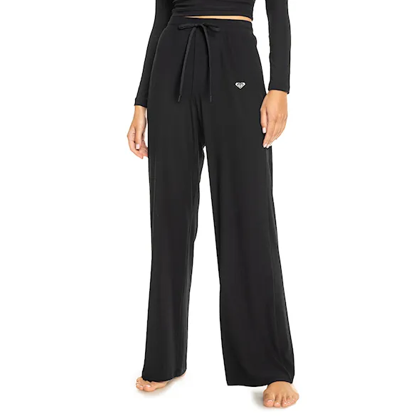 Fitness Leggings Roxy Rise & Vibe Rib Wide Leg Pants anthracite 2025 - 1