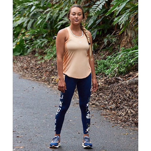 Fitness tílko Roxy Pure Pursuit Mesh Tank peach fuzz 2024 - 13