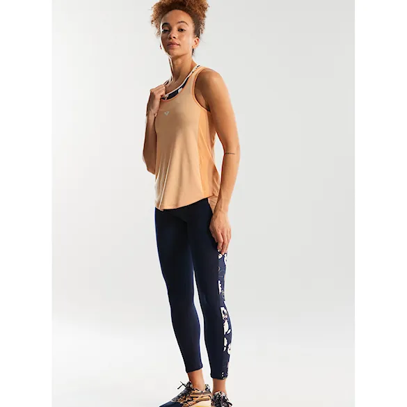 Fitness Tank Top Roxy Pure Pursuit Mesh Tank peach fuzz 2024 - 5