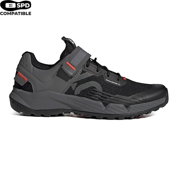 Bike boty Five Ten 5.10 Trailcross Clip-In core black/grey three/red 2025 - 1