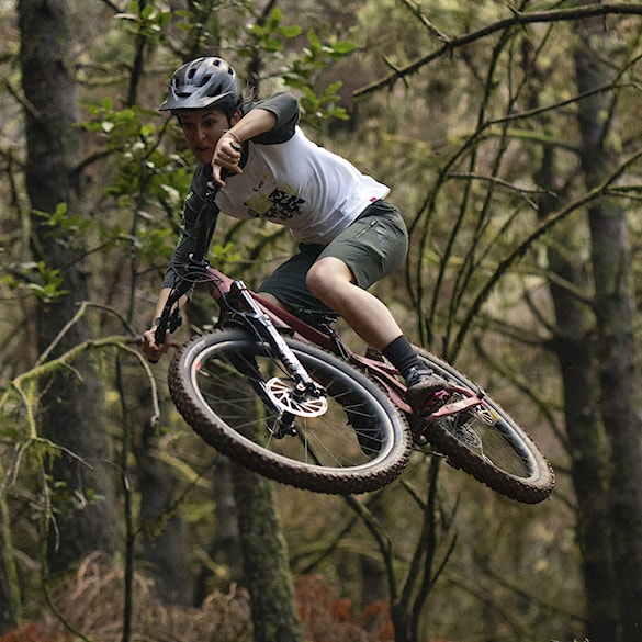 Bike topánky Five Ten 5.10 Trailcross Clip-In Wms core black/grey three/red - 11