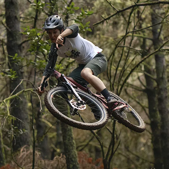 Bike topánky Five Ten 5.10 Trailcross Clip-In Wms core black/grey three/red - 11
