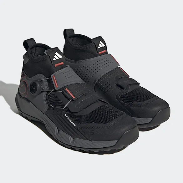 Bike Shoes Five Ten 5.10 Trailcross Pro Clip-In grey five/core black/red - 4