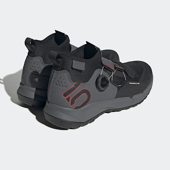 Bike Shoes Five Ten 5.10 Trailcross Pro Clip-In grey five/core black/red - 5
