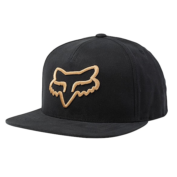 Czapka z daszkiem Fox Instill Snapback black/yellow 2019 - 1
