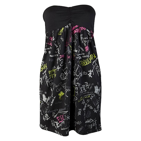 Šaty Fox Override Dress black - 1