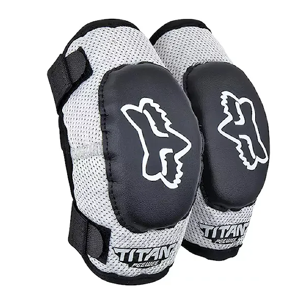 Chrániče loktů Fox Peewee Titan Elbow black/silver - 1