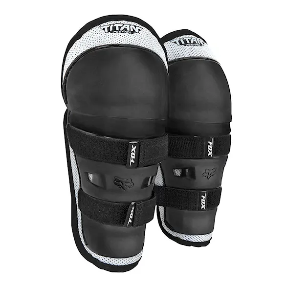Chrániče kolen Fox Peewee Titan Knee/Shin black/silver - 1