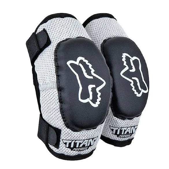 Chrániče loktů Fox Peewee Titan Elbow black/silver - 3