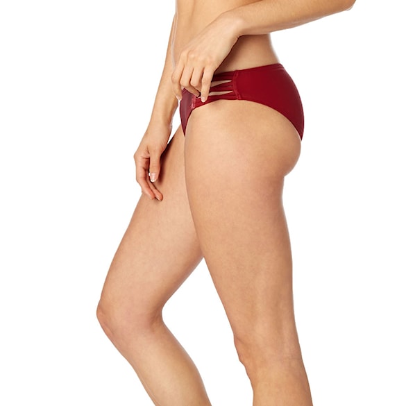 Plavky Fox Rodka Lace Up Bottom dark red 2018 - 4