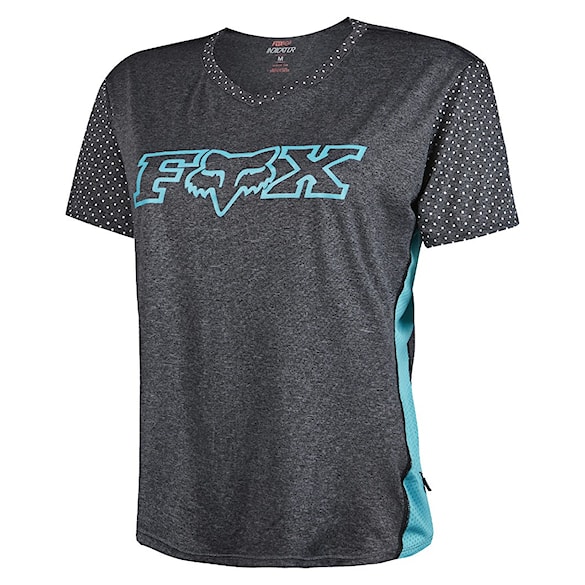 Bike dres Fox Wms Indicator Ss Jersey heather black 2016 - 1