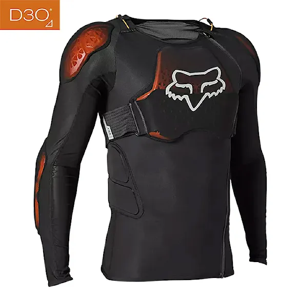 Bike Back Protector Fox Youth Baseframe Pro D3O Jacket black - 1