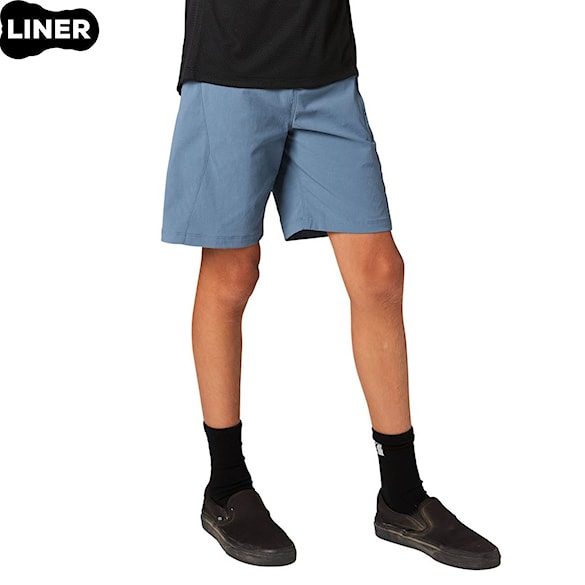Bike kraťasy Fox Youth Ranger Short matte blue 2021 - 1