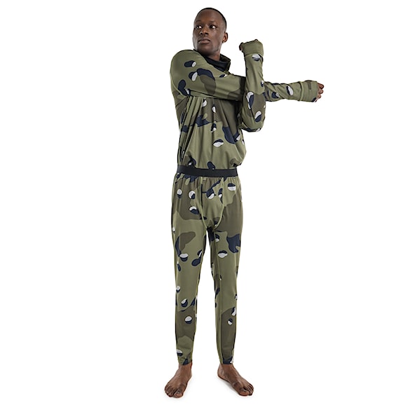 Kalesony Burton Midweight Pant forest moss cookie camo 2024 - 4