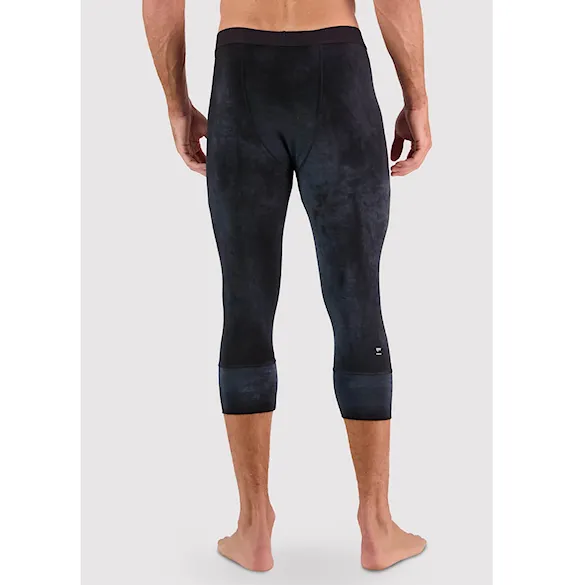 Underpants ¾ Mons Royale Cascade Merino Flex 200 3/4 Legg black acid wash 2024 - 3