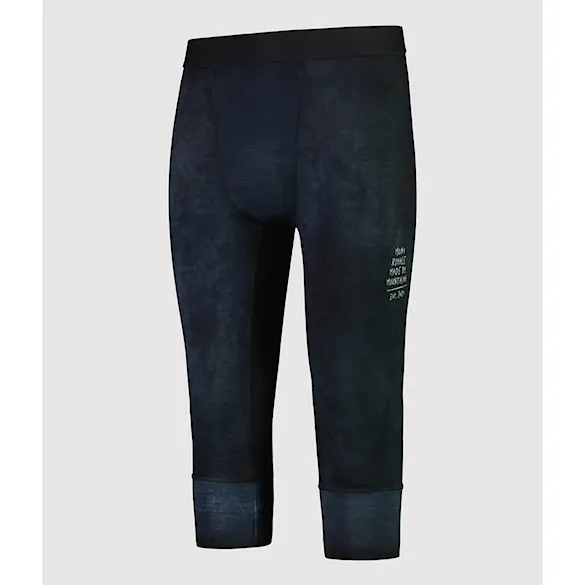 Underpants ¾ Mons Royale Cascade Merino Flex 200 3/4 Legg black acid wash 2024 - 4
