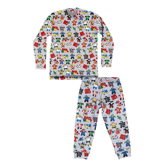 Functional Underwear Set Airhole Junior Thermal Set Polar cartoon panda 2023 - 1