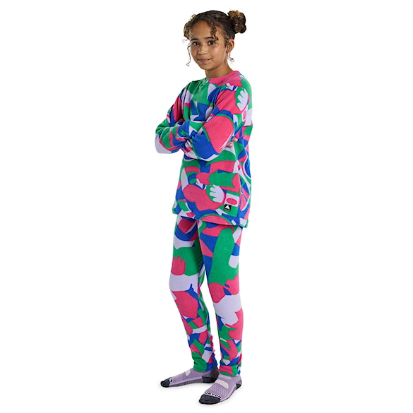 Sada funkčního prádla Burton Kids Heavyweight Fleece Set multi cosmoblock 2024 - 2