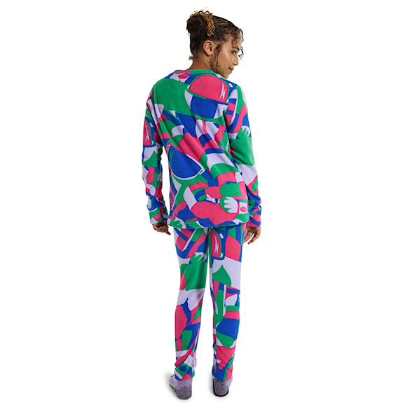 Sada funkčního prádla Burton Kids Heavyweight Fleece Set multi cosmoblock 2024 - 4