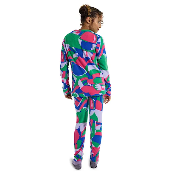 Sada funkčního prádla Burton Kids Heavyweight Fleece Set multi cosmoblock 2024 - 4