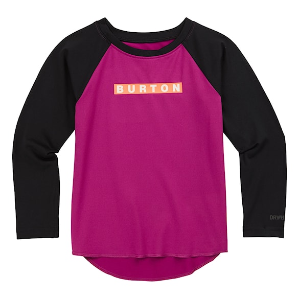Tričko Burton Toddler Midweight Base Layer true black/vivid viola 2023 - 1