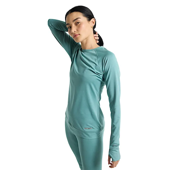 Koszulka Burton Wms Lightweight X Crew rock lichen 2024 - 2