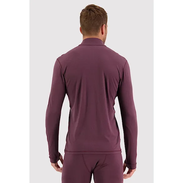 Tričko Mons Royale Cascade Merino Flex 200 1/4 Zip oak 2023 - 2
