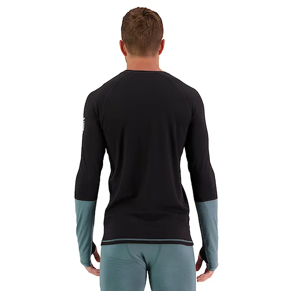 Tričko Mons Royale Olympus Ls burnt sage/black 2023 - 2