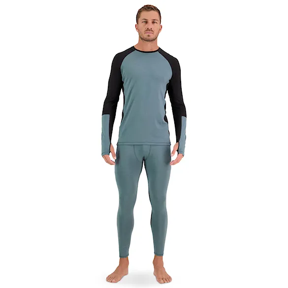 Tričko Mons Royale Olympus Ls burnt sage/black 2023 - 3