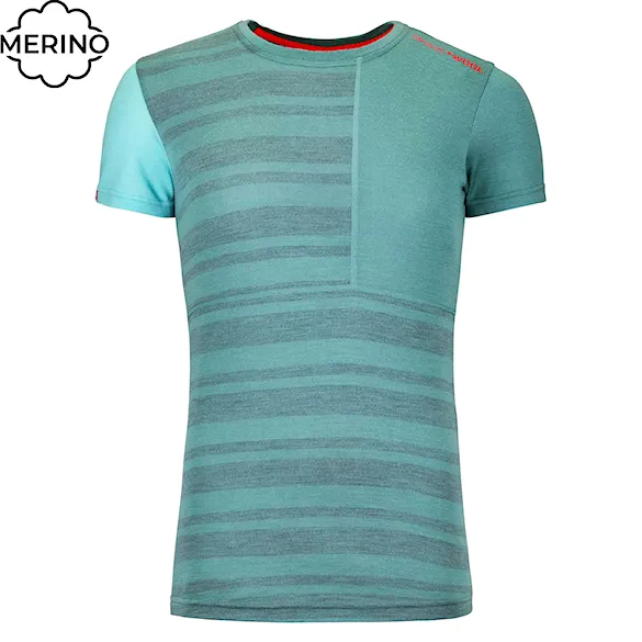 Tričko ORTOVOX Wms 185 Rock'n'wool Short Sleeve arctic grey 2024 - 1