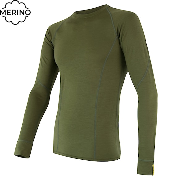 Tričko Sensor Merino Active safari green 2024 - 1