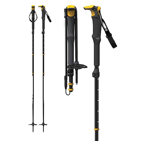 Telescopic Poles G3 PIVOT black/yellow - 1