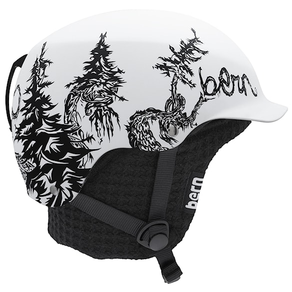 Helma na snowboard Bern Baker matte white art. 2012 - 1