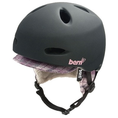 Helma na snowboard Bern Berkeley Audio matte black - 1