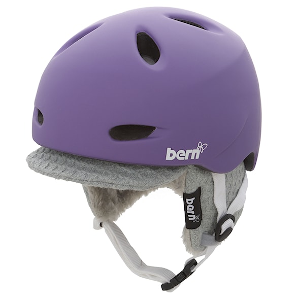 Helma na snowboard Bern Berkeley matte purple 2012 - 1