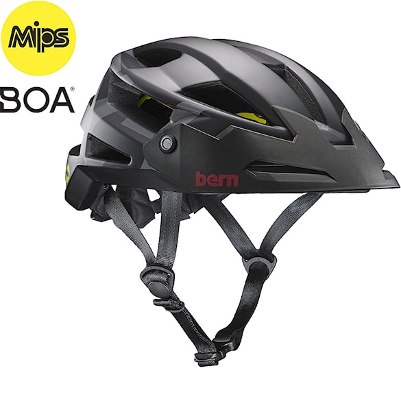Helma na kolo Bern Fl-1 Xc Mips matte black type 2017 - 1