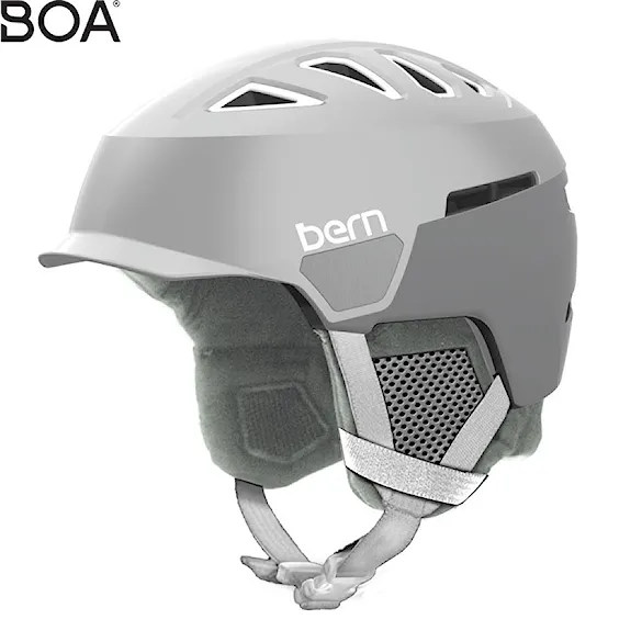 Helma na snowboard Bern Heist Wb satin delphin grey 2018 - 1