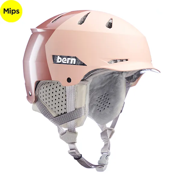 Kask snowboardowy Bern Hendrix Mips metallic rose gold hatstyle 2026 - 1
