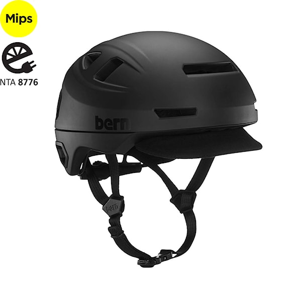 Prilba na bicykel Bern Hudson Mips matte black 2021 - 1