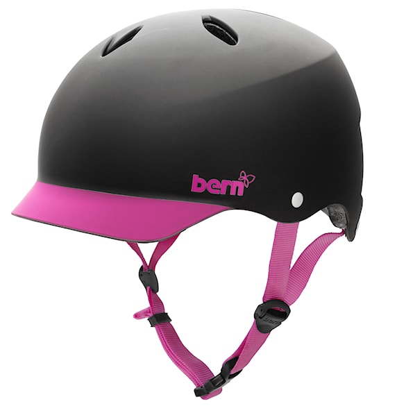 Helma na skateboard Bern Lenox black/magenta b. 2012 - 1