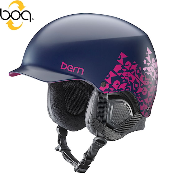 Helma na snowboard Bern Muse satin navy geo graphic 2016 - 1