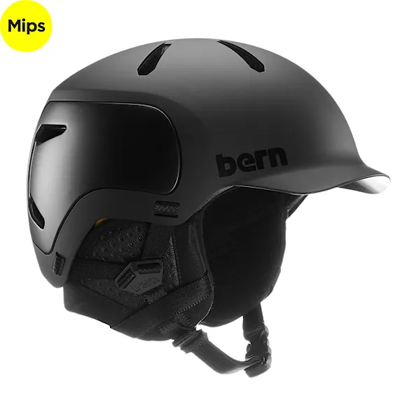 Snowboard Helmet Bern Watts 2.0 Mips matte black 2026 - 1