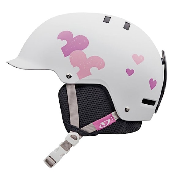 Helma na snowboard Giro Vault matte white heart helix 2013 - 1