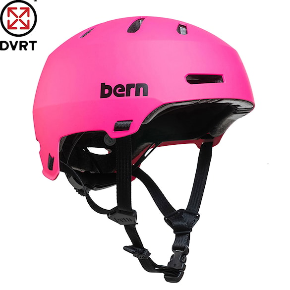 Skate kask Bern Macon 2.0 Jr. DVRT matte pink 2025 - 1