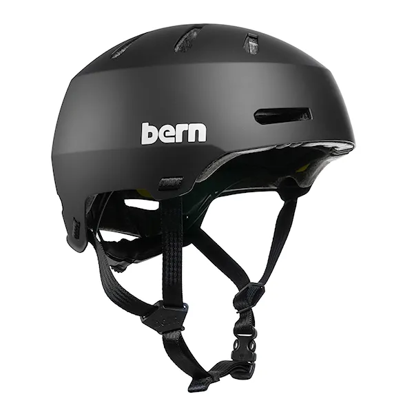 Skate kask Bern Macon 2.0 matte black 2025 - 1