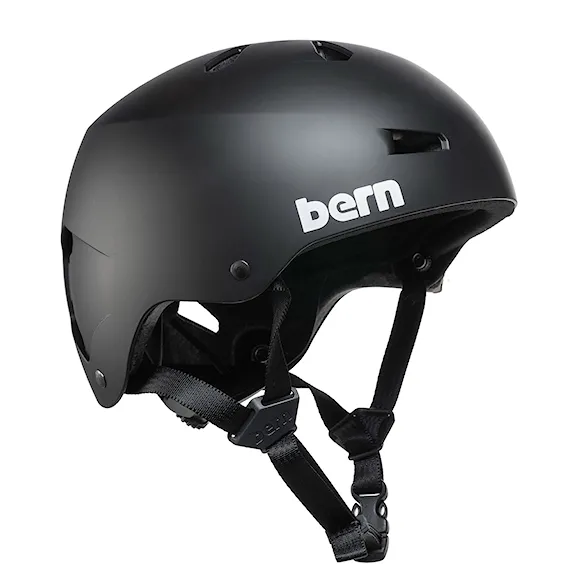 Prilba na skateboard Bern Macon Classic matte black 2025 - 1