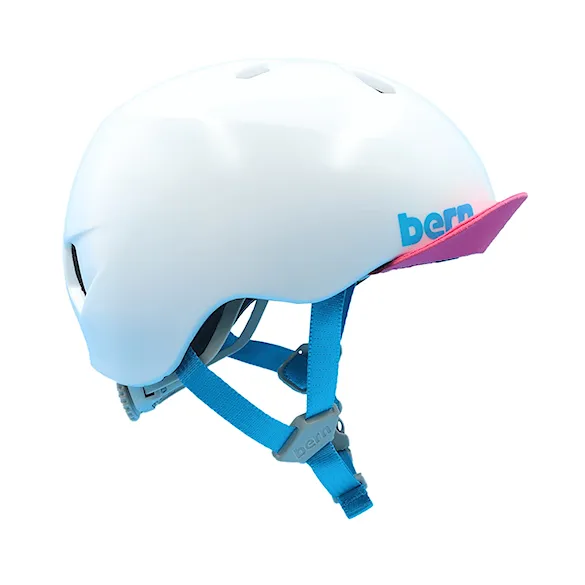 Prilba na skateboard Bern Nina DVRT satin white 2025 - 3