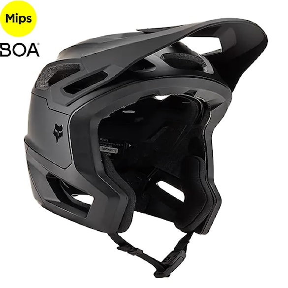 Kask rowerowy Fox Dropframe Pro Matte matte black 2026 - 1